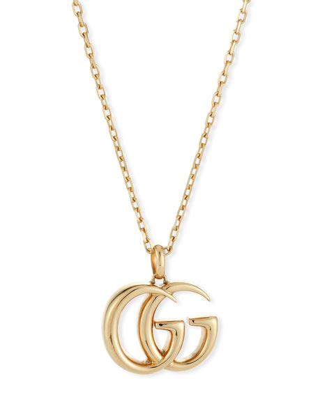 gucci gold necklace set